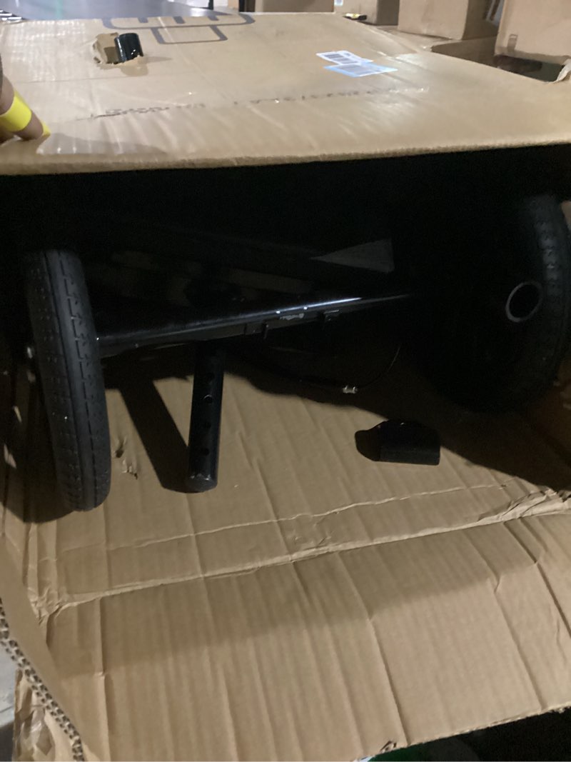 Condition photo showing Good Condition for All Terrain Steerable Knee Scooter Crutch Alternative?Deluxe Medical Scooter Double Handbrake,for Adults Injured Ankle & Foot Recovery Scooter in Black