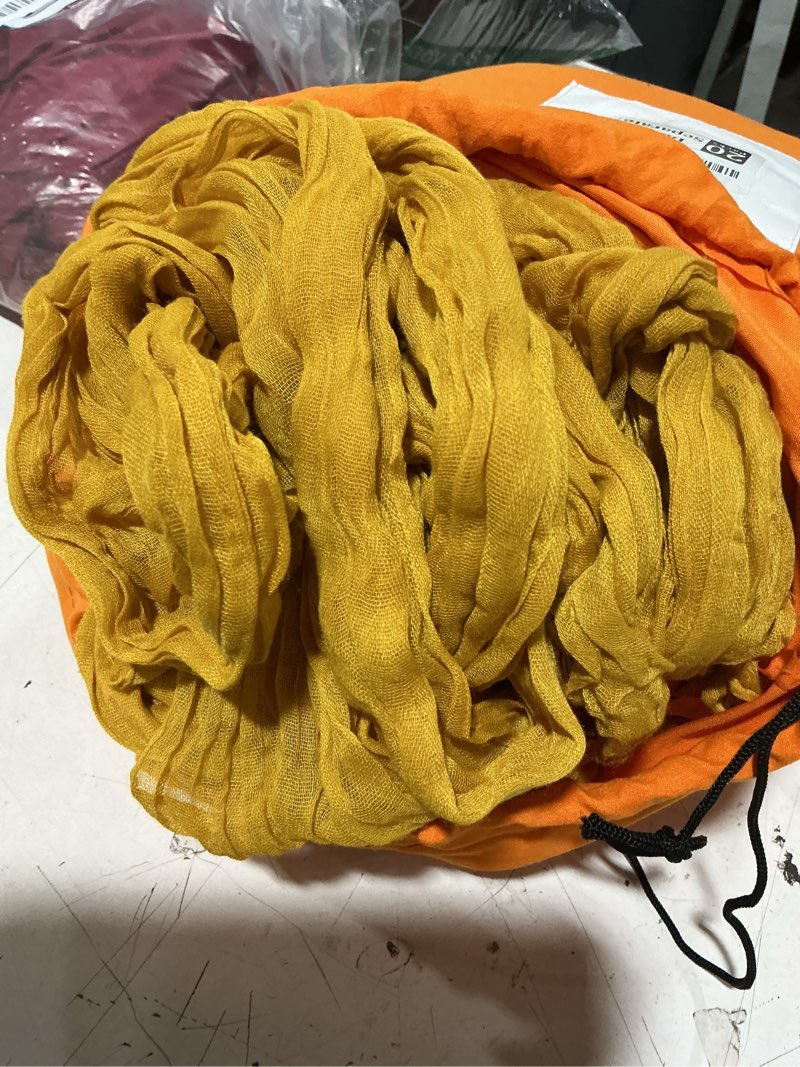 Condition photo showing As Is for teruntrue aisle decorations 20 packs burnt orange cheesecloth chair sashes, chair bow designed decorative chair cover chair sashes for wedding reception party hotel decoration(burnt orange) burnt orange 20 pack - 108inch