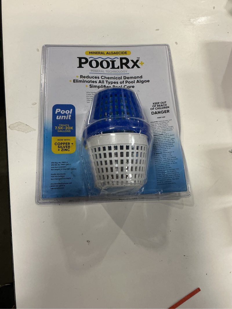 Condition photo showing New/Like New for PoolRX+ pool unit 7.5k-20k gallons 7,500 - 20,000 gallons 1 Unit