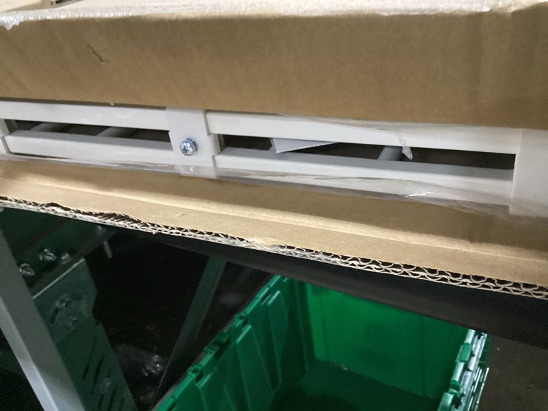 Condition photo showing New/Like New for Babelio Baby Gate for Stairs, Kitchen & Doorways, 26-43" W 28" H No Bottom Bar| Easy Installation| One-Handed Operation| Auto-Close| Hardware Mount (Drill Needed) Safety Dog/Pet Gate Indoor (White)