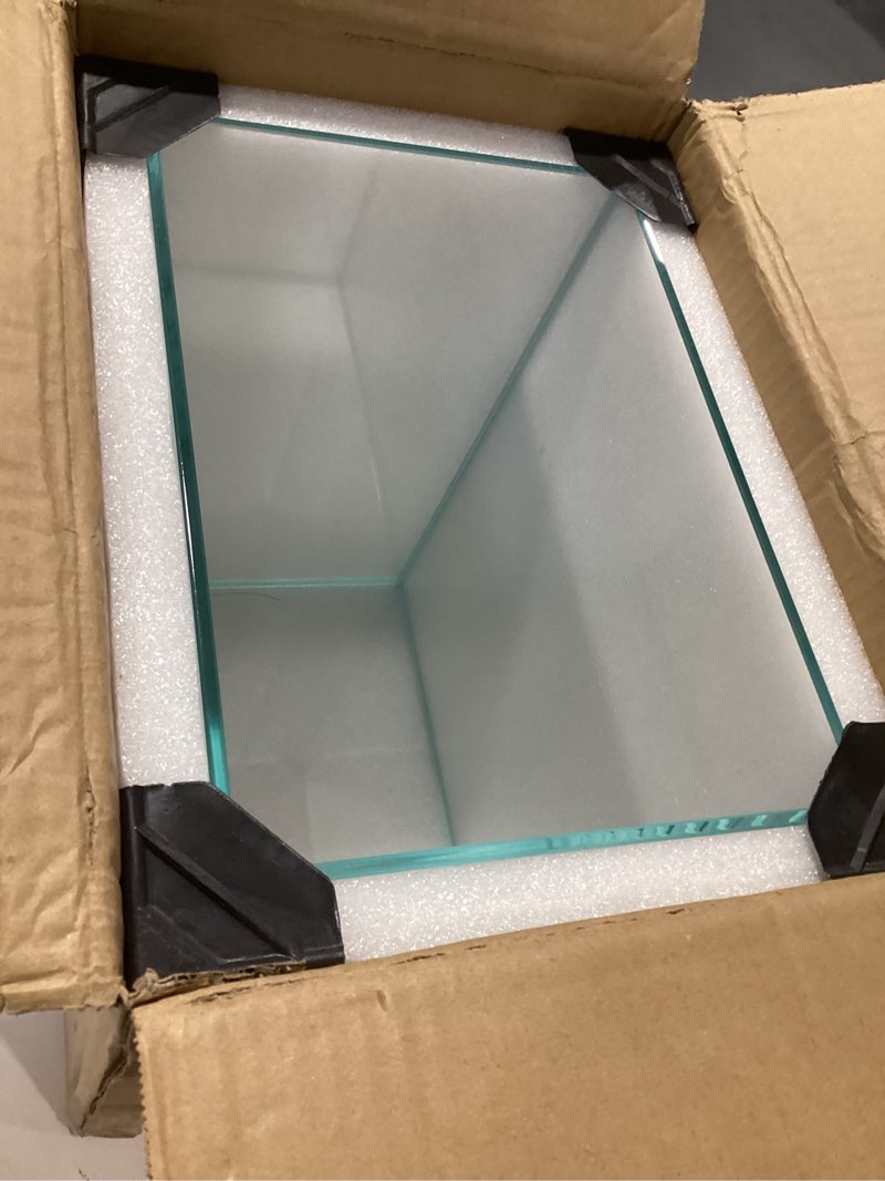 Vimvins 5 Gallon Glass Fish Tank, Easy to Maintain Small Aquarium for Betta/Snails/Shrimp and Aquati