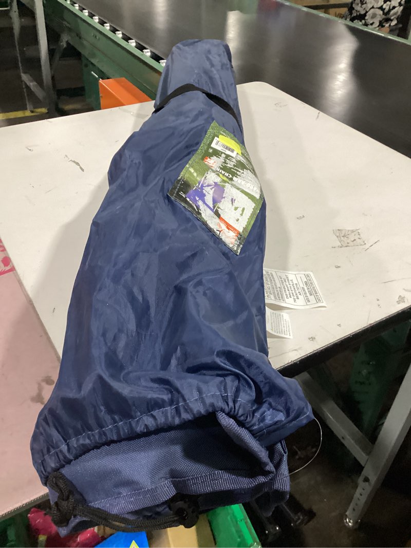 Condition photo showing New/Like New for ozark trail hard arm chair, durable polyester seat, strong steel frame, portable with cup holder