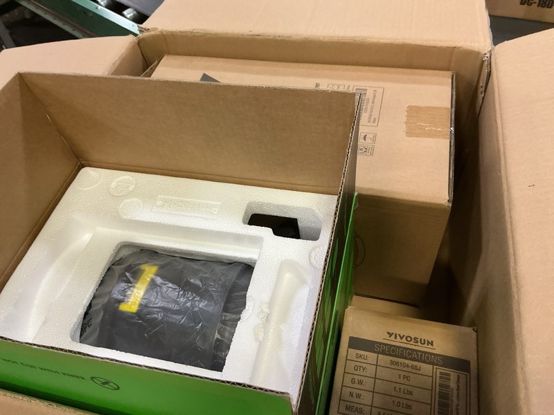 Condition photo showing New/Like New for VIVOSUN Smart Air Filtration S6 Kit 6", AeroZesh S6 Inline Duct Fan with E12 Speed Controller, Carbon Filter & 8' Ducting, Cooling & Ventilation System for Grow Tents, Indoor Gardening, Hydroponics 6 Inch Silver