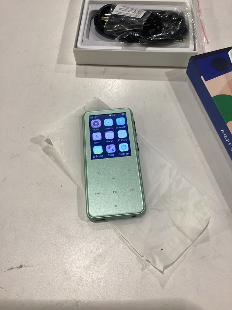 Condition photo showing Good Condition for agptek 64gb mp3 player with bluetooth, m3 2.4 inch music player with speaker and fm radio, touch buttons, supports up to 128gb (green)