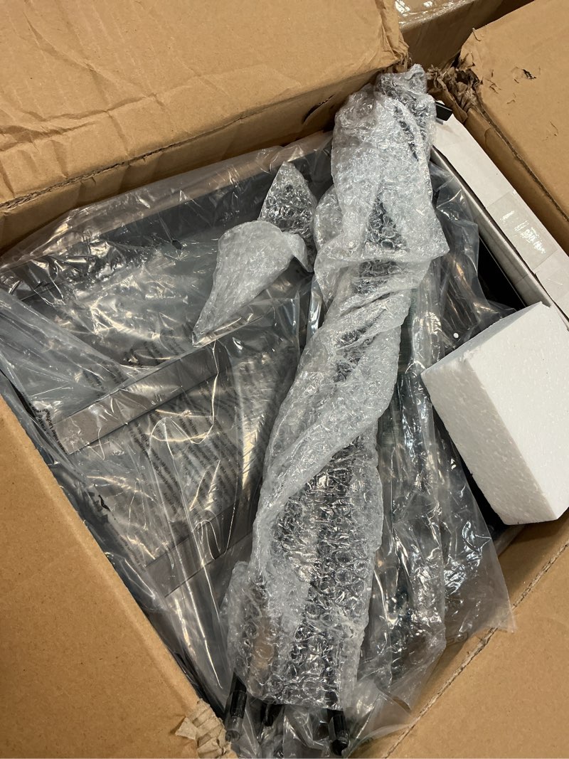 Condition photo showing Good Condition for AMAGABELI GARDEN & HOME Firewood Rack Indoor with Tools 5-Piece Fireplace Tools Set Wood Holder Outdoor Wrought Iron Log Holder Firewood Storage Rack for Fireplace,Fire Pit,Wood Stove Black