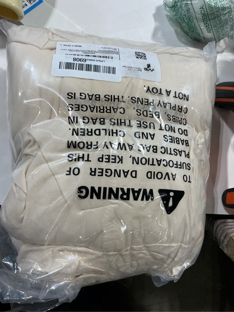 Condition photo showing Good Condition for hyha 8pcs patio cushion covers, stretch outdoor couch cushion covers replacement, washable outdoor chair/sofa slipcovers for patio furniture cushions protector with elastic bottom(beige,cover only) beige 8pcs