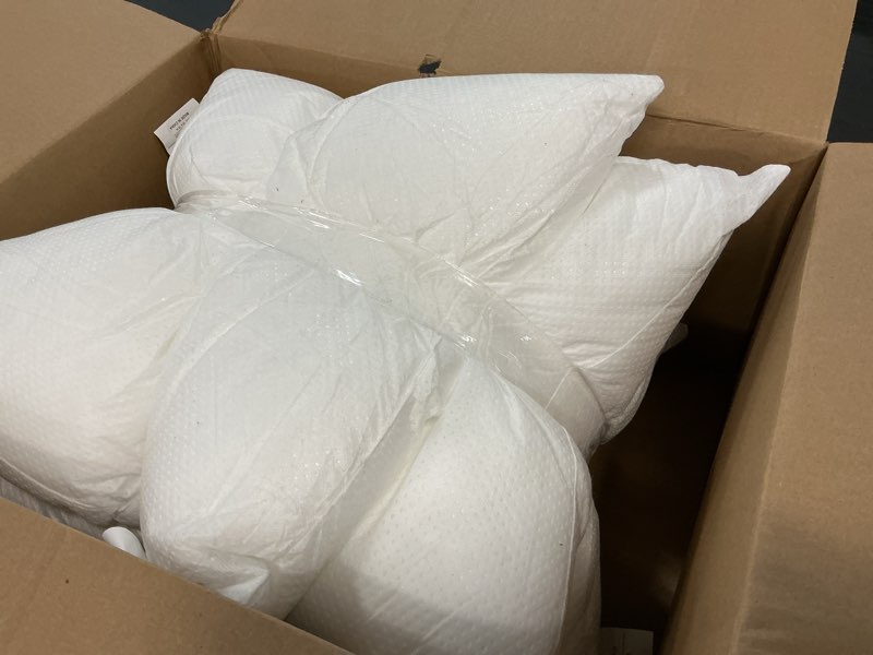 Condition photo showing As Is for tempur-pedic memory foam symphony pillow luxury soft feel, standard, white