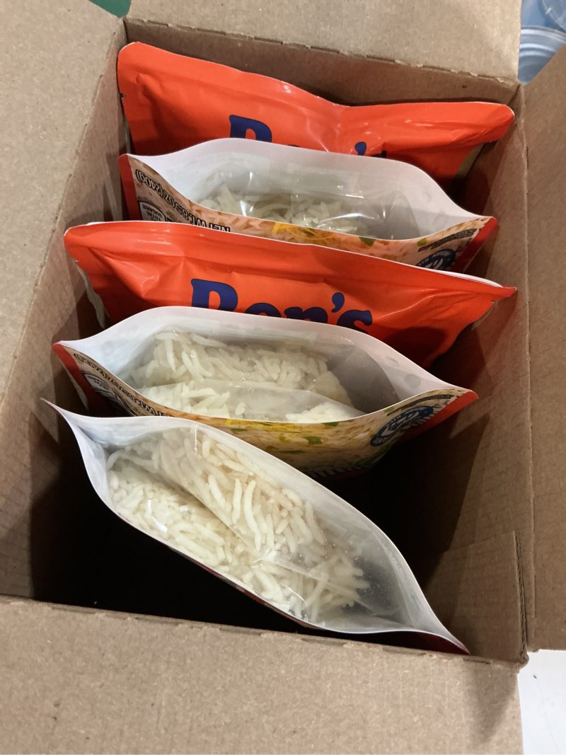 Condition photo showing New/Like New for BB/10/2026)BEN'S ORIGINAL Ready Rice Basmati Rice, Easy Side Dish, 8.5 oz Pouch (Pack of 6)