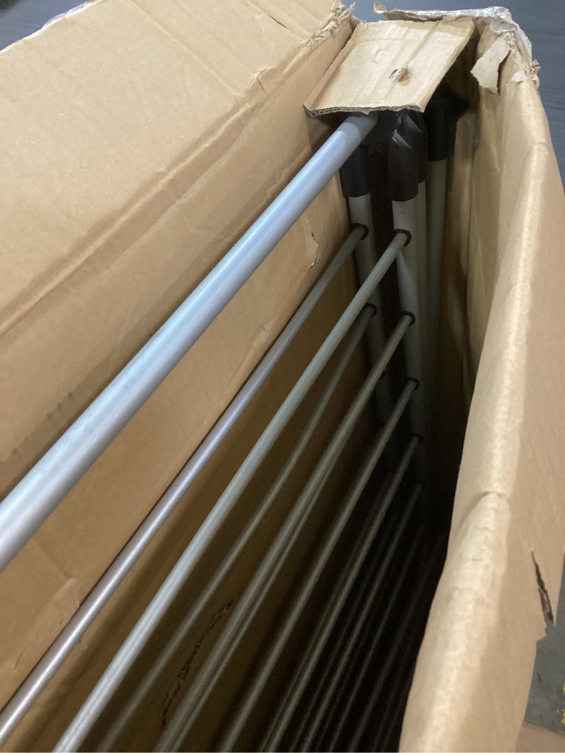 Condition photo showing As Is for Songmics clothes drying rack