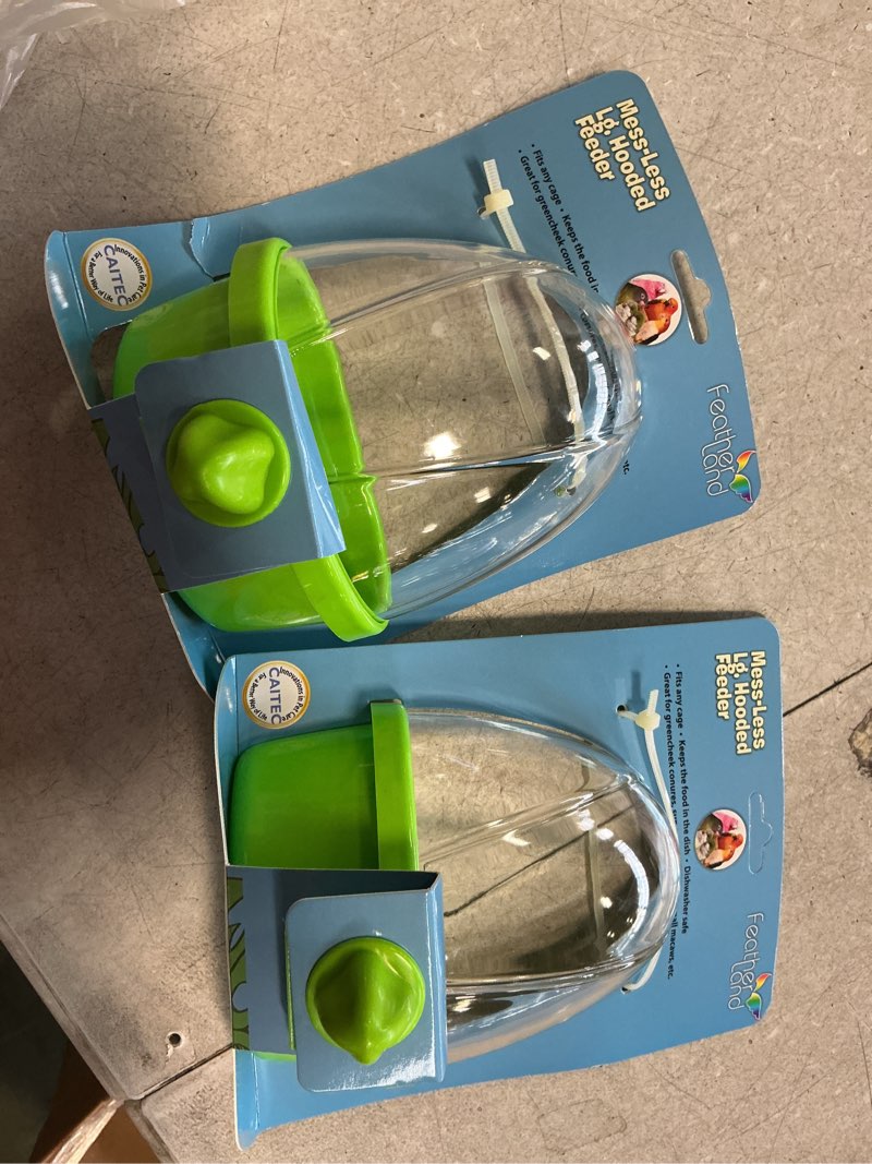 Condition photo showing New/Like New for Cage Mounted Hooded Cup Large(pack of 2)
