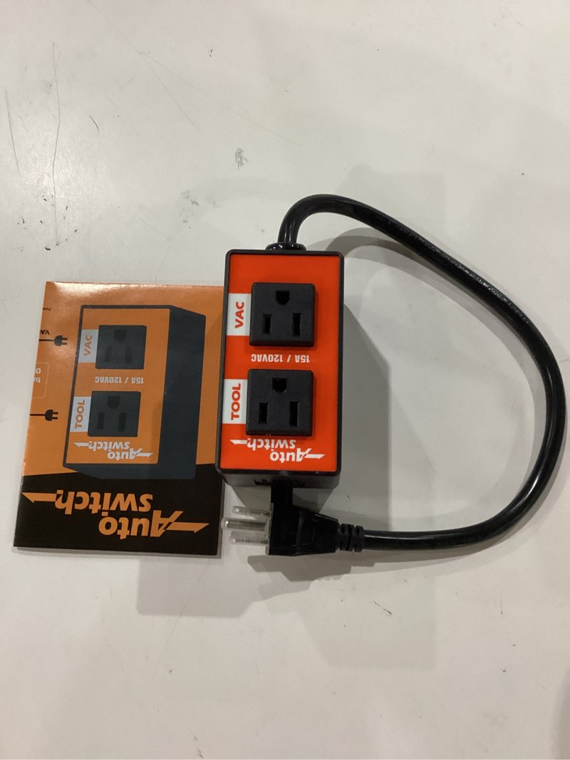 Condition photo showing New/Like New for O'SKOOL Automatic Vacuum Switch Allows Power Tool to Turn Vacuum/Accessory on and Off Automatically, PTA08
