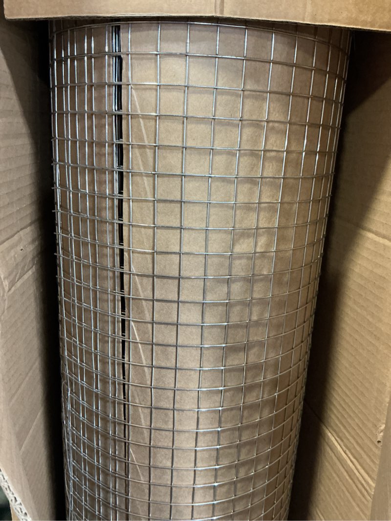 Condition photo showing New/Like New for Hardware Cloth 19 Gauge 48inx50ft 1/2 Inch Galvanized, Chicken Rabbit Snake cage Wire Fence Mesh Roll,Garden Plant Welded Metal Wire Fence,Poultry Animal Netting cage Screen. (4 x 50FT)