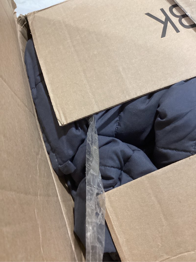 Condition photo showing New/Like New for ZonLi Weighted Blanket (60''x80'', 20lbs, Grey/Black), Cooling Weighted Blanket for Adults, High Breathability Heavy Blanket, Soft Material with Premium Glass Beads