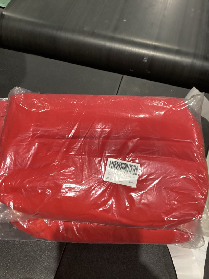 Condition photo showing New/Like New for NUOBESTY Unisex Belly Stuffer Santa Claus Fake Belly Santa Claus Props for Cosplay Stage Show Accessories Dress Up Free Size (Red)