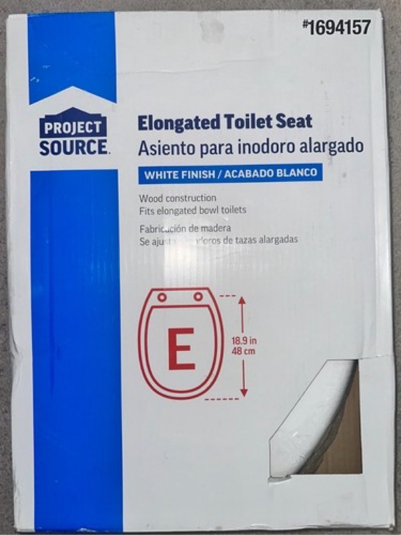 SIMILAR NOT EXACT Project source round toilet seat 