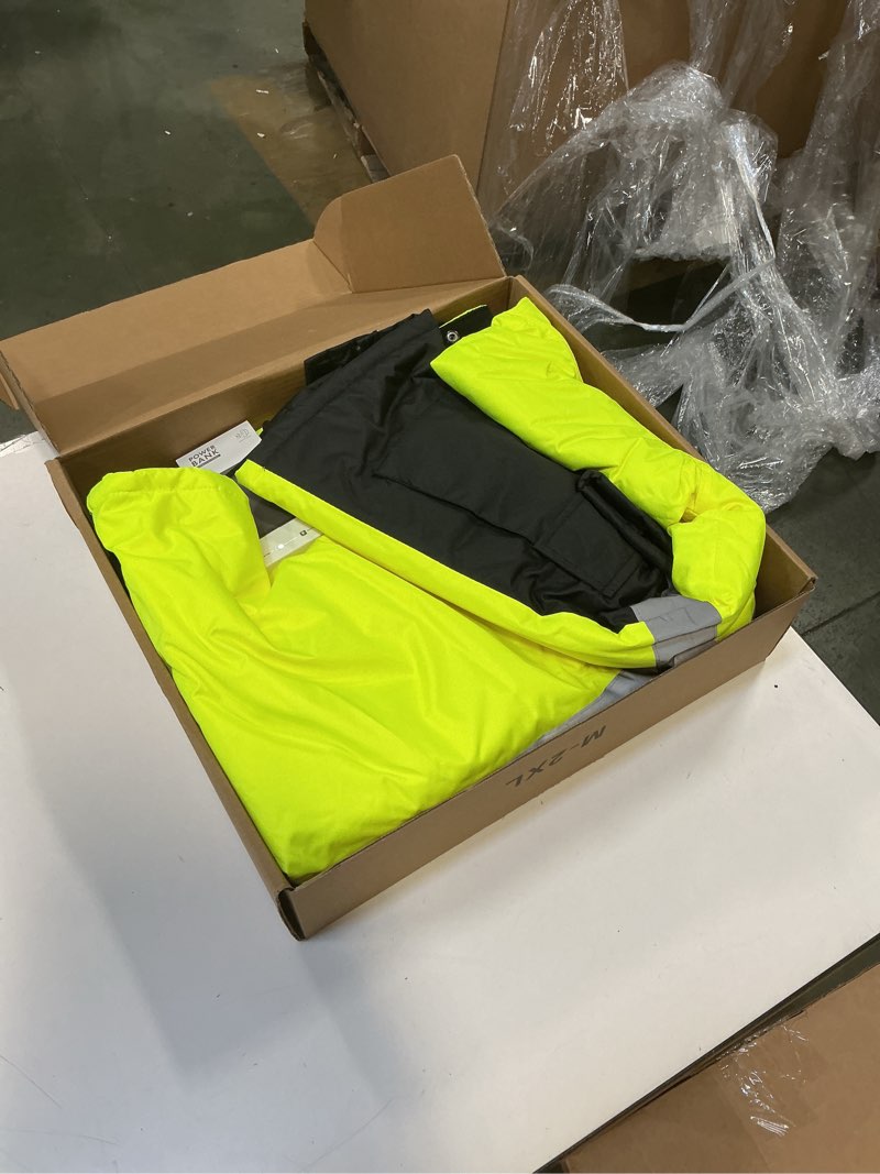 Condition photo showing New/Like New for HiVisPro ANSI Class 3 Heated Waterproof Reflective Bomber Jacket With 9 Pockets - J208 Series
