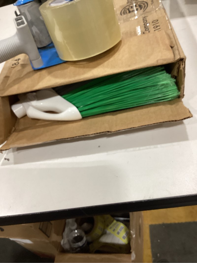 Condition photo showing As Is for Libman FlexTech Broom with Dustpan Combo Set for Sweeping Indoor and Outdoor Floors, Pet, Dog Hair Broom, 55” Precision Angle Broom, 3 Piece Handle, 11" Wide, 10.25" Wide Dust Pan