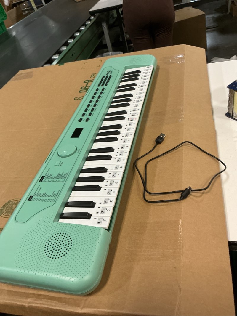 Condition photo showing Good Condition for RockJam 49 Key USB Keyboard Piano with Lessons & Keynote Stickers Mint Green