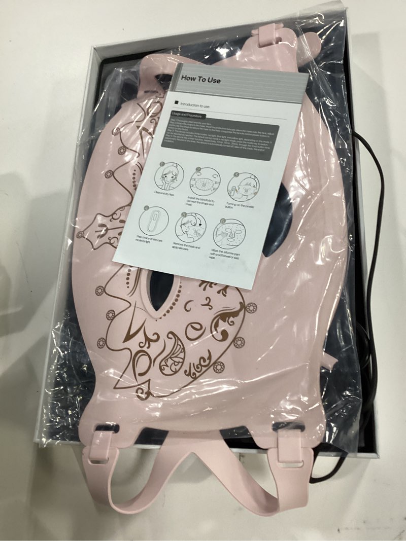 Condition photo showing Good Condition for Red Light Therapy for Face, LED Face Mask Light Therapy,Near-Infrared 850 Red Light Therapy Mask(NIR),Portable,Rechargeable and Remote