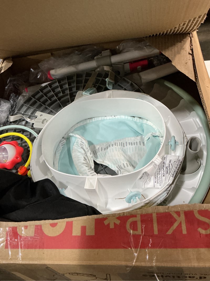 Condition photo showing Good Condition for Skip Hop Baby Activity Center: Interactive Play Center with 3-Stage Grow-with-Me Functionality, 4mo+, Silver Lining Cloud Silver Lining Cloud Activity Center