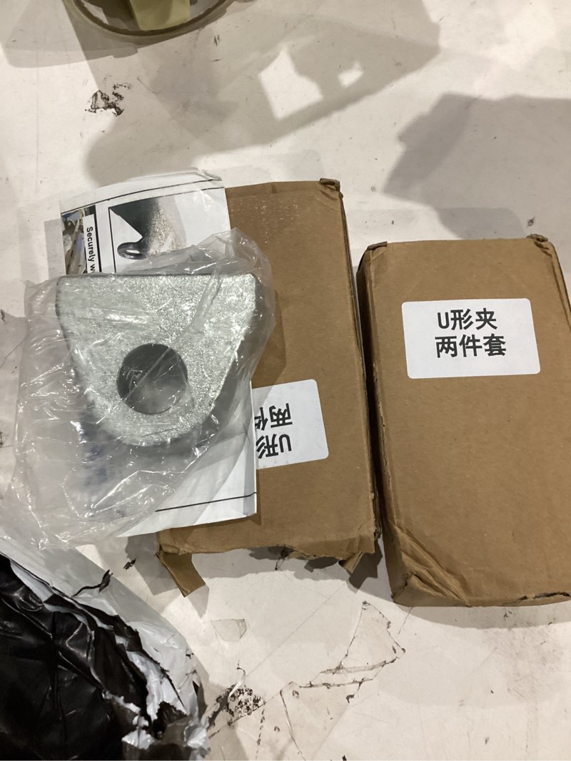 Condition photo showing Good Condition for weld on shackle/clevis mounts 1" thick steel (pack of 4)