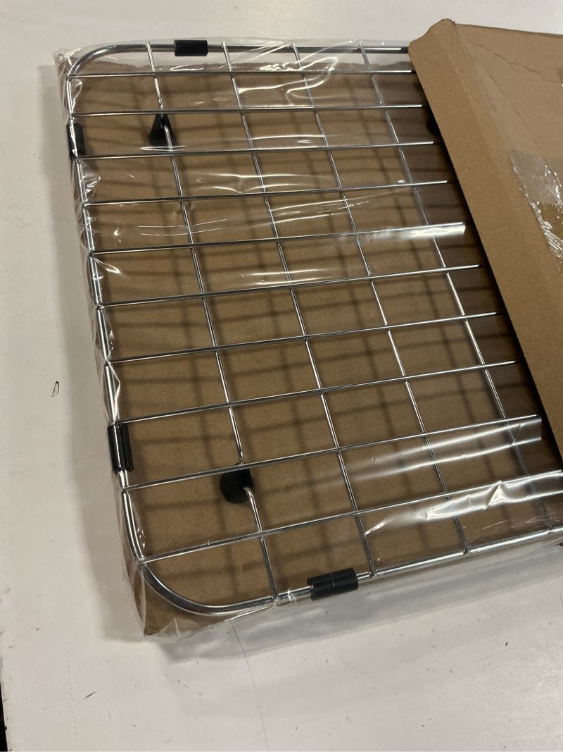 Condition photo showing item condition for Serene Valley Sink Bottom Grid 24-1/8" x 12-5/8", Centered Drain with Corner Radius 1-1/2", Sink Protector NLW2412C