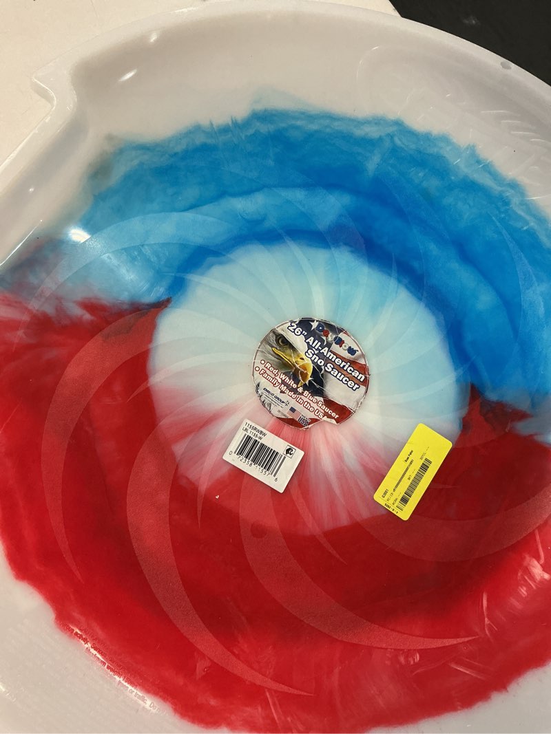 Condition photo showing As Is for similar emsco group 26-inch all-american sno saucer