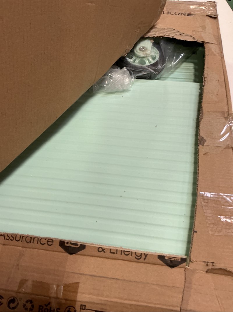 Condition photo showing Good Condition for Foldable Utility Cart Portable Crate Rolling Dolly with Telescopic Handle,Can be Pulled diagonally, Magnetic Retractable Lid, 360°Swivel Climbing Wheels for Shopping Carrying Groceries Move Green Greenpro