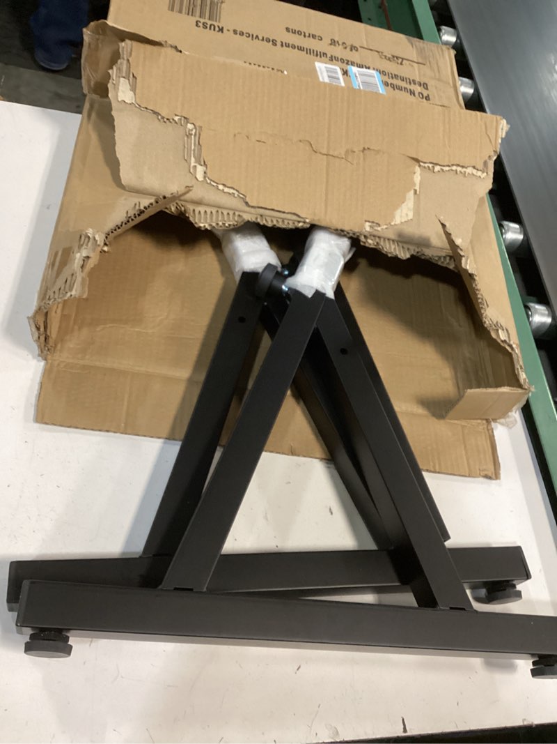 Condition photo showing Good Condition for rockjam z style adjustable and portable heavy duty keyboard stand with keynote stickers & lessons z-shaped heavy duty keyboard stand