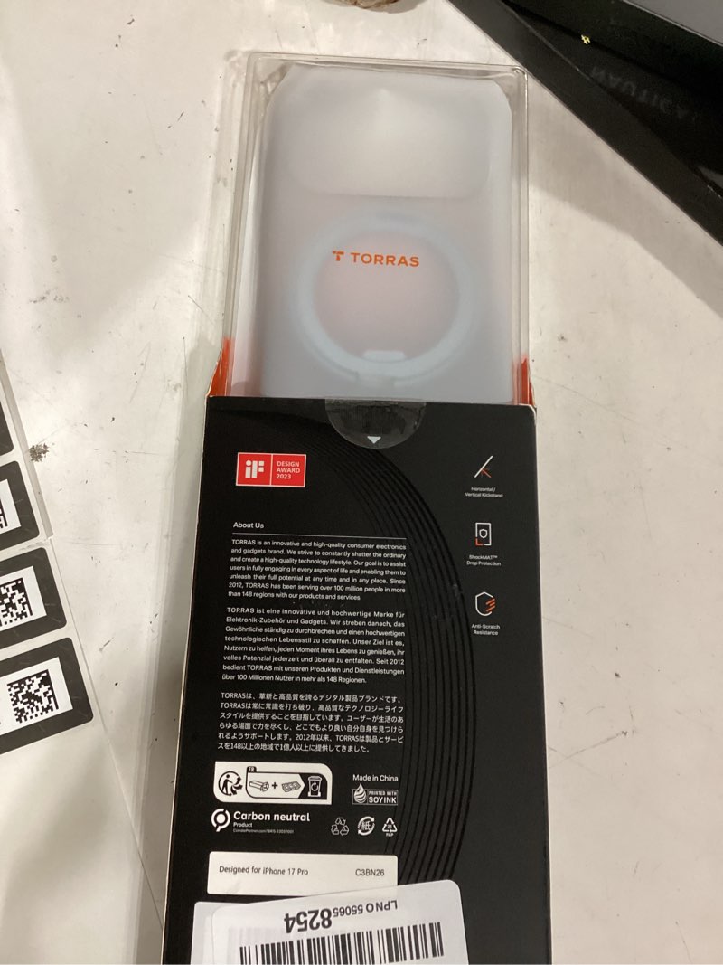 Condition photo showing Good Condition for torras ostand o3 air for iphone 17 pro case with 360 magnetic stand | fit for magsafe, military drop protection, camera control, shockproof phone case for iphone 17 pro 6.3'', dusk haze purple dusk haze for iphone 17 pro
