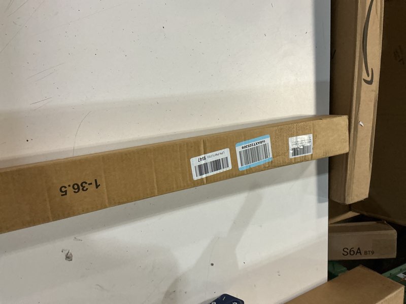 Condition photo showing New/Like New for aosky cordless roller shades blackout blinds for windows room darkening rolled up shades with spring system, uv protection window shades door blinds for home and office (36.5" w x 72" h, white) 36.5"w x 72"h white