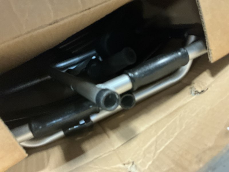 Condition photo showing Good Condition for VEVOR 2 in 1 Folding Walker & Removable Armrests, Height Adjustable Foldable Walker with 5" Solid Wheels, Lightweight Aluminum | Front Wheeled Mobility Aid for Elderly Handicapped Disabled, 450 Pounds 2 in 1 with Removable Armrests