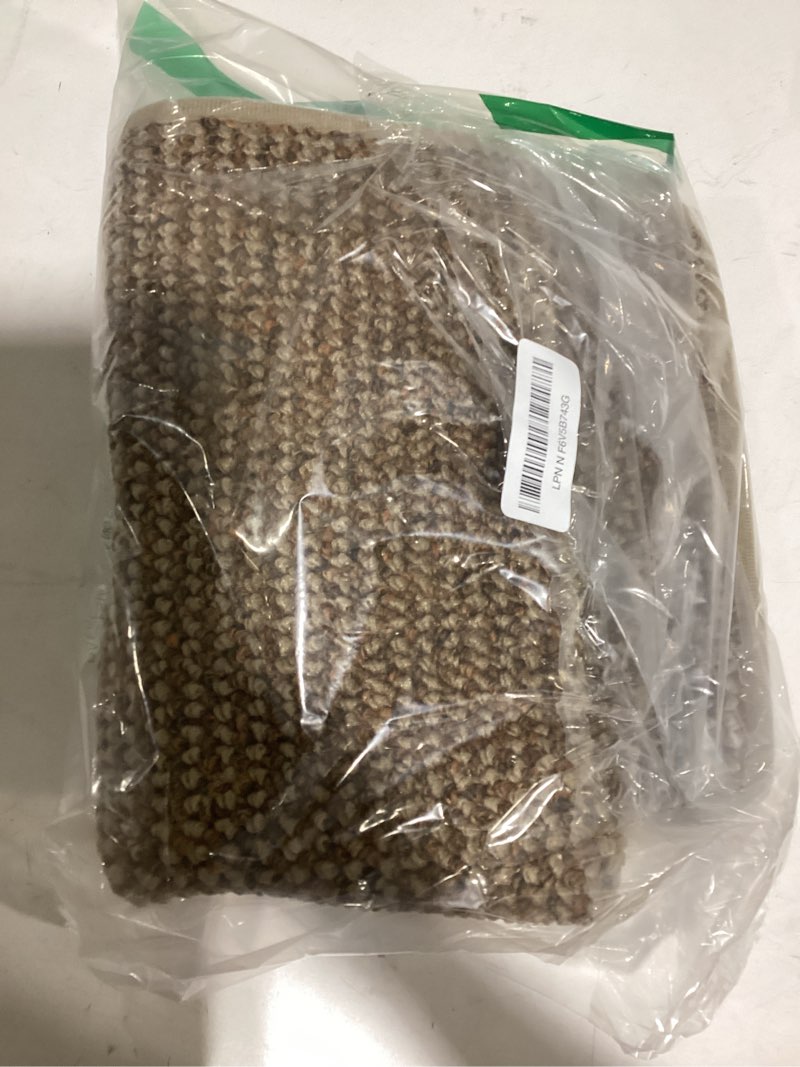 Condition photo showing Good Condition for beqhause kitchen rugs 20"x32", non-slip kitchen mats for floor, super absorbent and stain resistant kitchen rugs, machine washable rugs for kitchen, hallway, laundry & sink, taupe 20" x 32" (rectangular) taupe