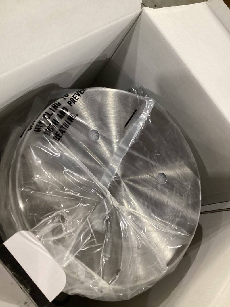 Condition photo showing New/Like New for Gravity Water Filter System, 3.25G Stainless Steel Countertop System Water Purifier with Stand, Reduce 99% Chlorine for Home Camping Backpacking RVing, 3 Carbon and 3 Fluoride Filters 3.25G System+3 Carbon Filters+3 Fluoride Filters+Stand