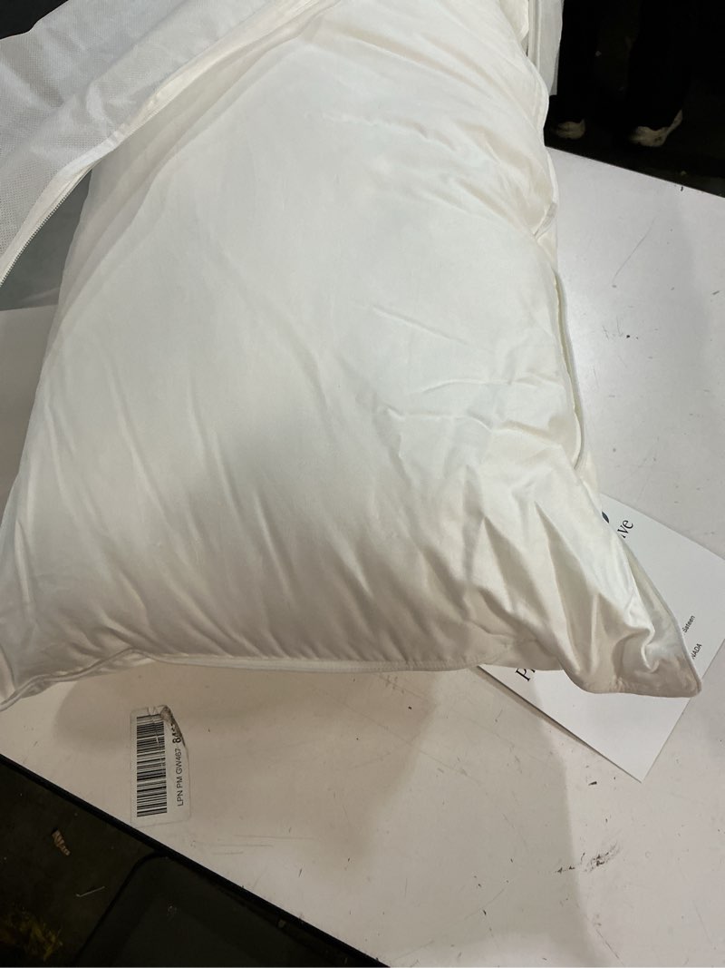 Condition photo showing Good Condition for premium down alternative pillow king 