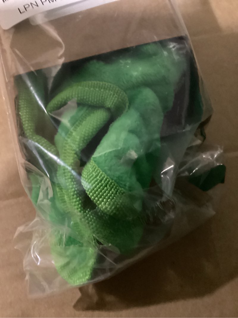 Condition photo showing Good Condition for No Stuffing Dog Squeak Toys- Chew Toys for Small Medium Large Breed- Durable Puppy Teething Interactive to Keep Them Busy- Best Birthday Gift(Crocodile) Green