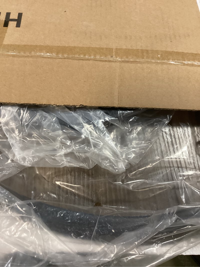 Condition photo showing Good Condition for aboxoo Coffee Table Nesting Side Round Table Set of 2 End Table with Sturdy Metal Frame for Living Room Bedroom Apartment Modern Industrial Simple Nightstand,Oak Oak Engineered Wood