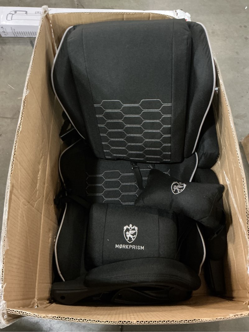 Condition photo showing As Is for dowinx fabric gaming chair, ergonomic computer chair with footrest and pocket spring cushion, height adjustable video gamer chair with lumbar support for adults, black