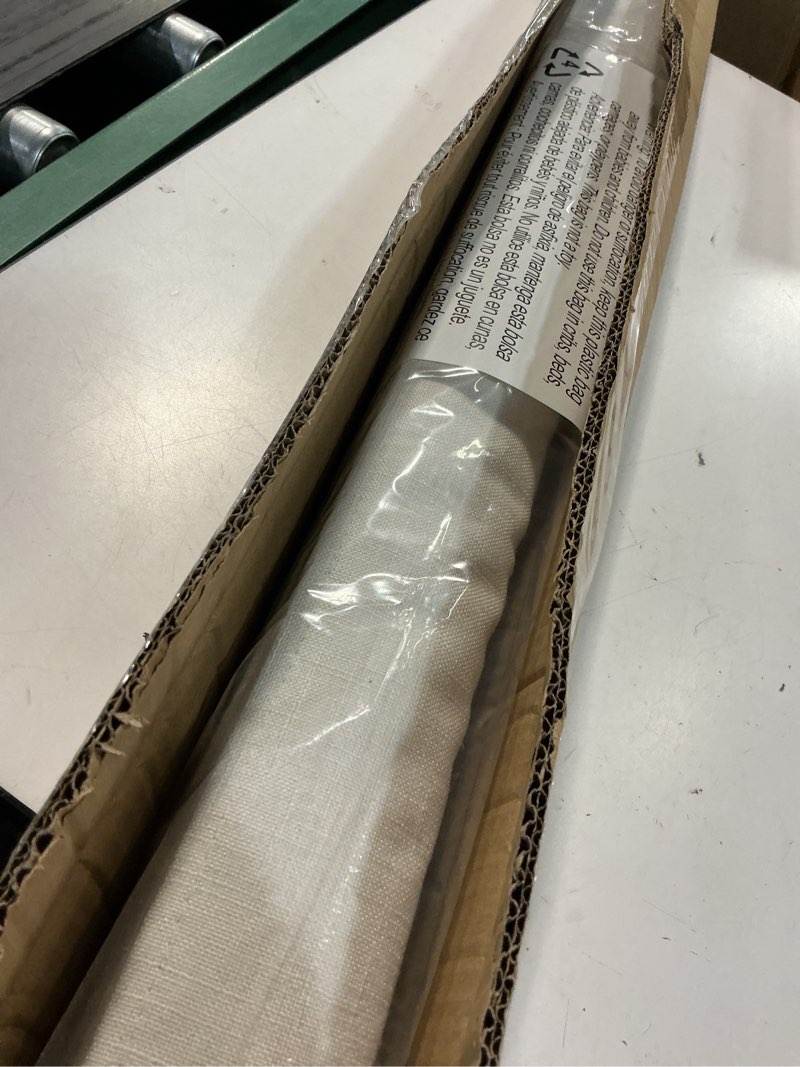 Condition photo showing Good Condition for lazblinds no tools no drill cordless roman shades for windows, blackout thermal insulated uv blocking window blinds, lightweight fabric blinds for indoor windows, 36" w x 60" h, blackout - white white 36" w x 60" h