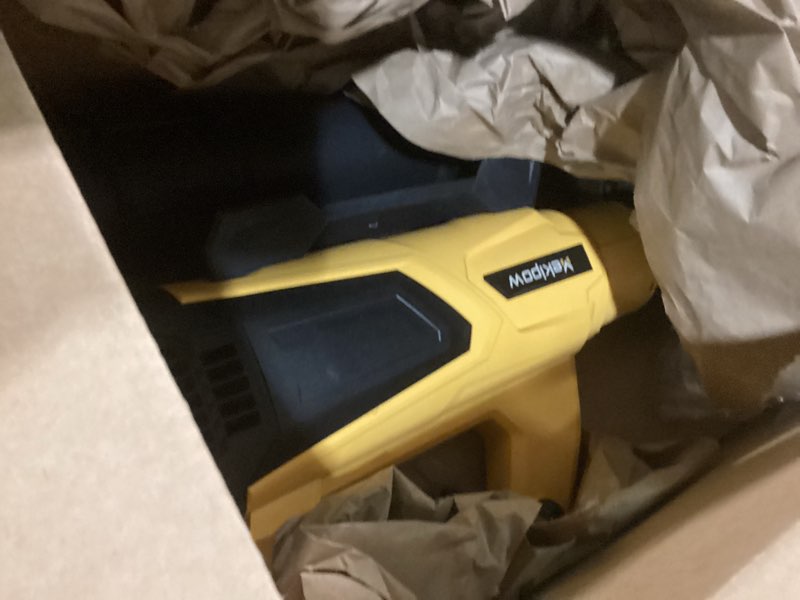 Condition photo showing Good Condition for Cordless Leaf Blower Fit for Dewalt 20V/60V, 650 CFM Electric Handheld Leaf Blower with Brushless Motor Built-in Protection, Variable Speed, Turbo Mode, for Driveway Lawn Care, Yard, Snow(Tool ONLY)