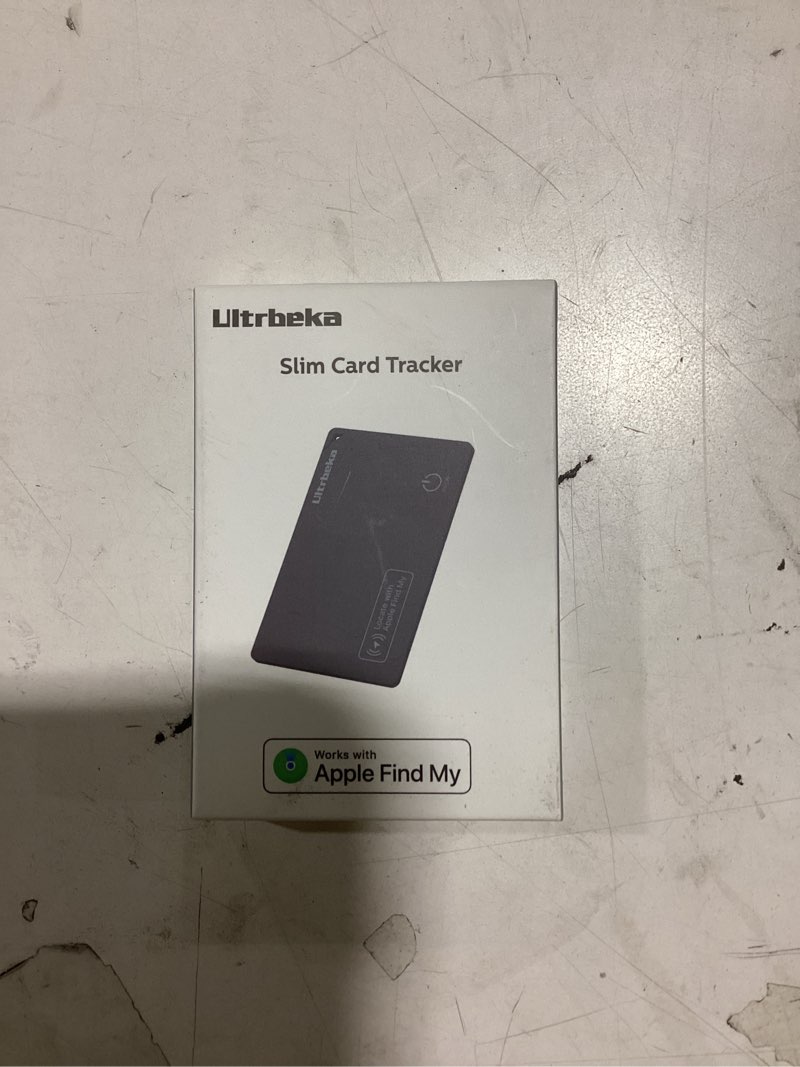 Condition photo showing New/Like New for ultra-thin wallet tracker card 0.094in ip68 waterproof bluetooth tracker for wallet, passport, work with apple find my app, wireless charging, card locator [apple mfi certified] ios only 1-pack