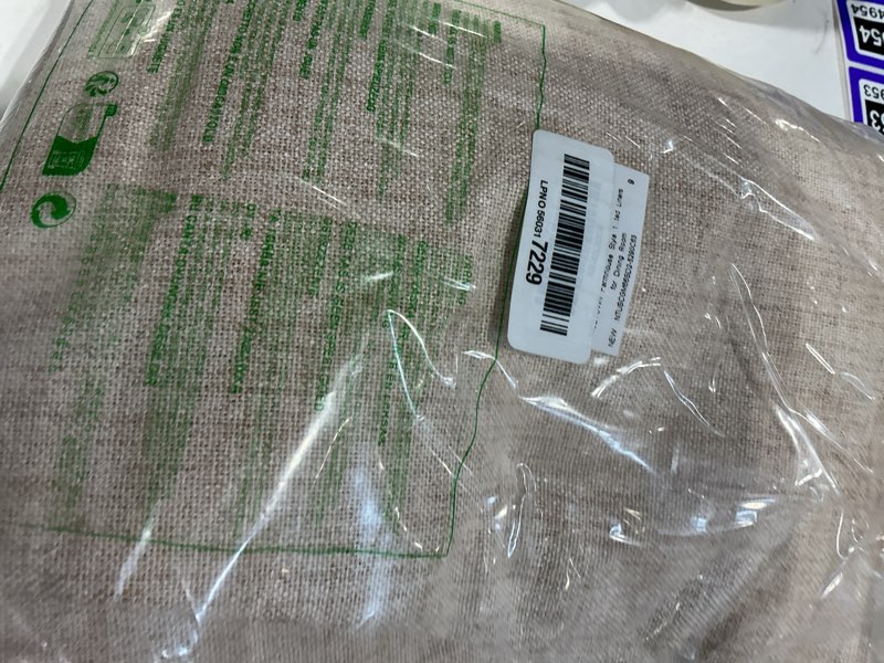 Condition photo showing New/Like New for nicetown farmhouse style 100% blackout cream linen curtains 90 inches length, 2 panels, 52" w, room cooling window draperies with thermal insulated liners for dining room 52"w x 90"l (pack of 2) cream
