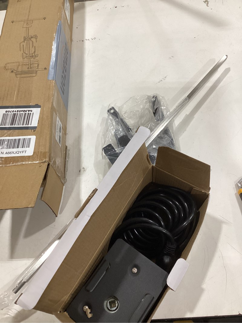 Condition photo showing As Is for onlyfire stainless steel bbq rotisserie kit for weber 22 inch wsm cooker | 110v electric motor, 360 degree full rotation, takes your wsm to next level for weber 22-inch wsm cooker