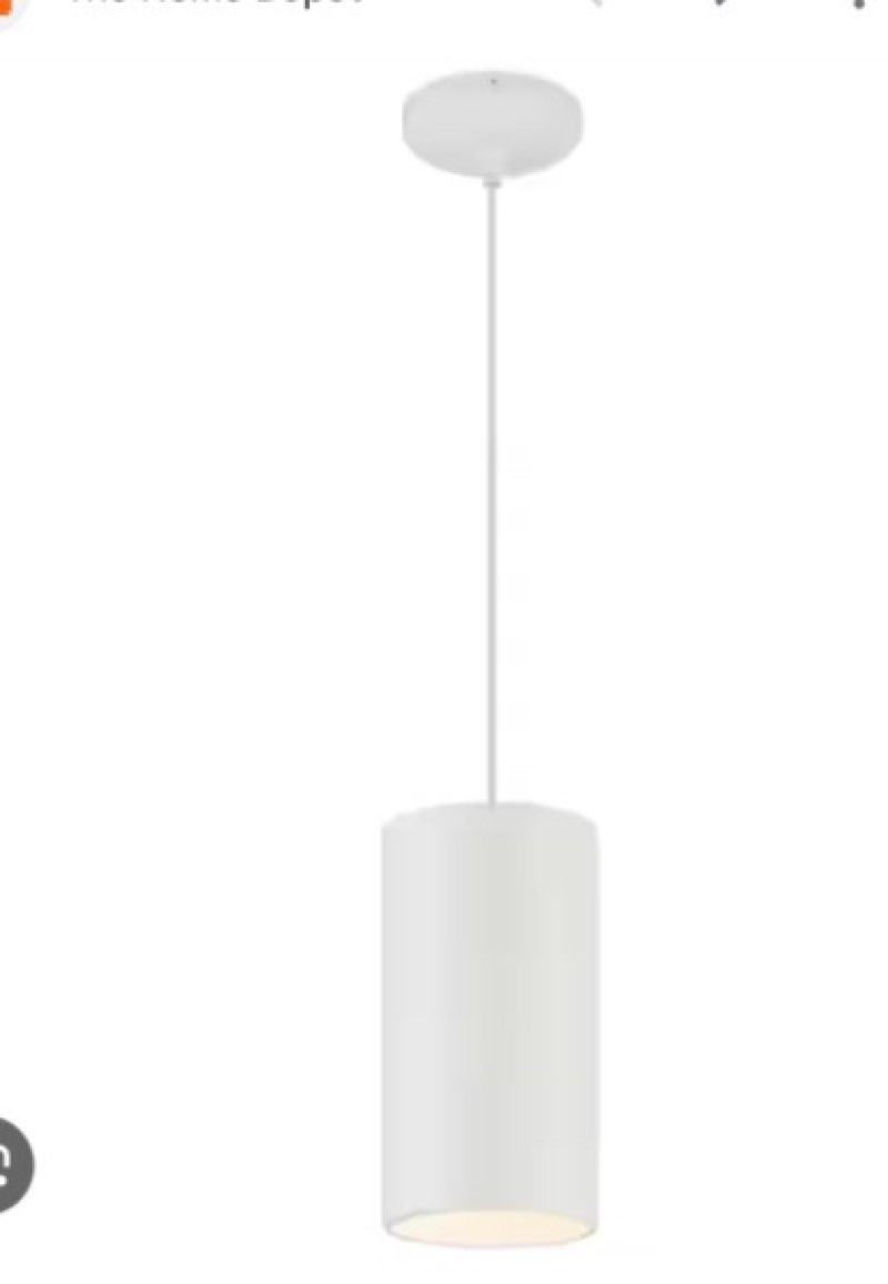  Hand  crafted Lighting fixtures  white 13 in 1 lt  pendant 