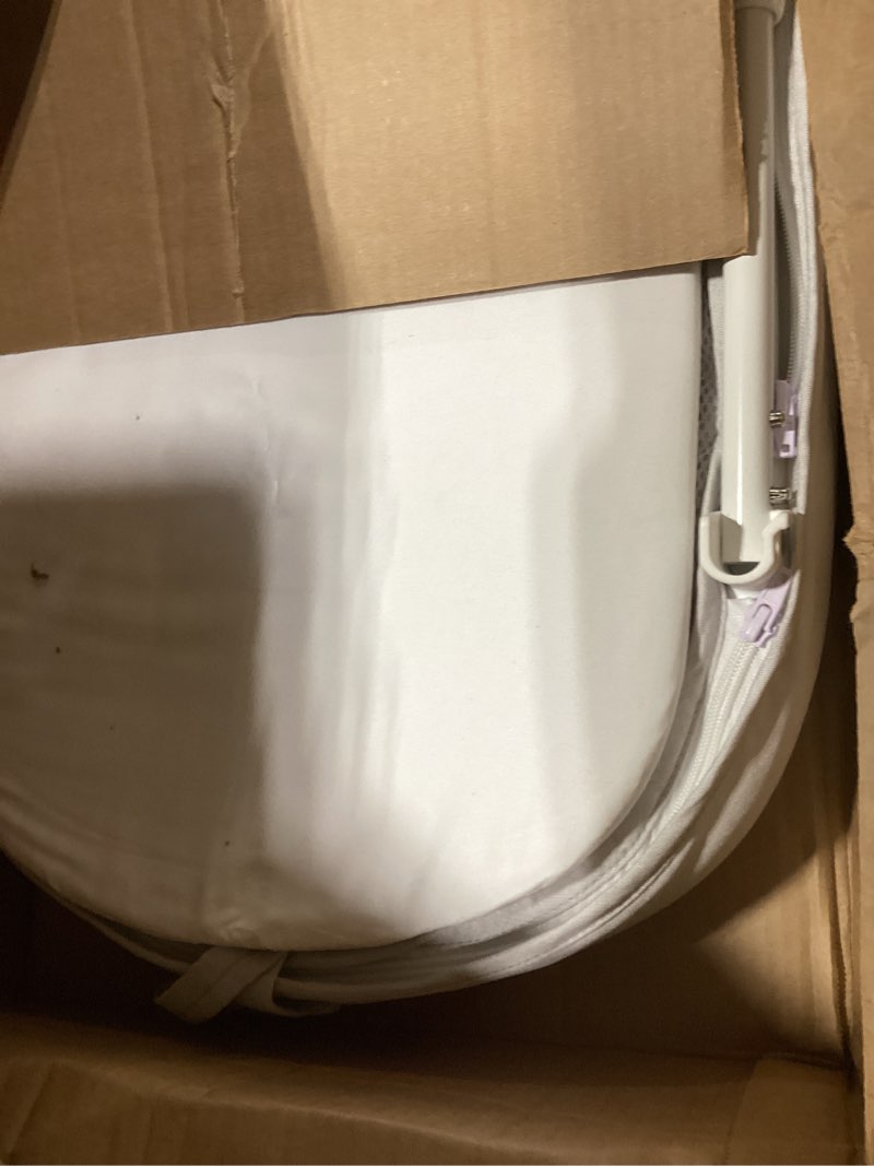 Condition photo showing Good Condition for Boppy Nursing Pillow - Ergonomic Bottle & Breastfeeding Pillow with High, Firm, Large Area, Water-Repellent Cushion with Washable Cover; Baby Safety Alliance Verified - Tan Happy Houseplants New Nursing Pillow Tan Happy Houseplants