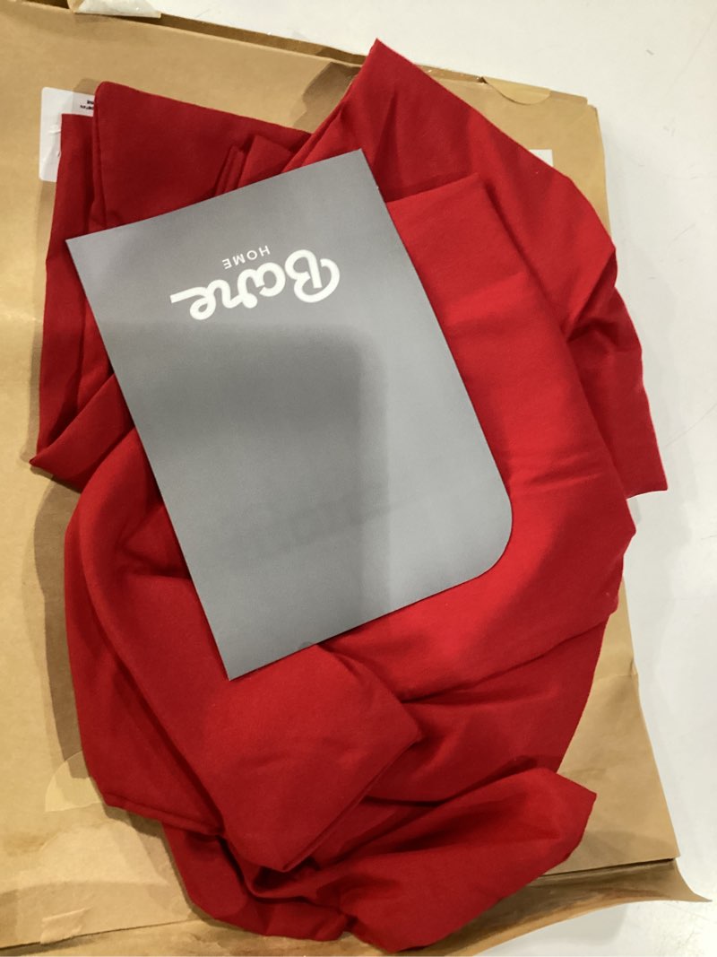 Condition photo showing New/Like New for bare home microfiber pillow cases - standard/queen size set of 2 - cooling pillowcases - double brushed - red pillowcases 2 pack - easy care (standard pillowcase set of 2, red) 24 - red standard/queen 20x30 (open end) 2