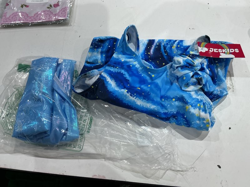 Condition photo showing Good Condition for jeskids gymnastics leotards for girls dance unitards biketards matching shorts activewear suits for 