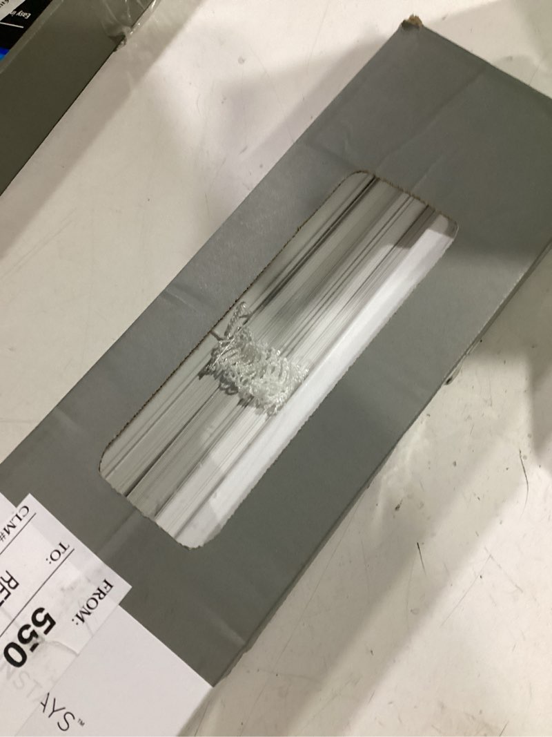 Condition photo showing Good Condition for mainstays 1" cordless room darkening vinyl blinds, white, 29" width x 64" length