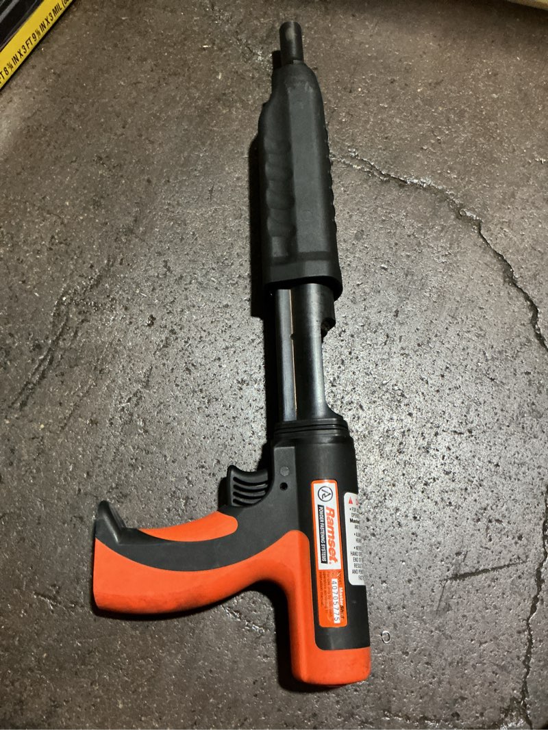 Condition photo showing Good Condition for possibly used mastershot caliber powder actuated tool (pat)