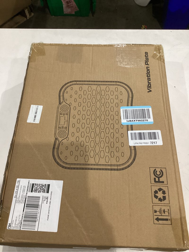 Condition photo showing As Is for Vibration Plate Exercise Machine, Vibrating Platform for Lymphatic Drainage Weight Loss, 250 Speeds Full Body Workout Vibrated Plates Fitness Platform for Home Women Men